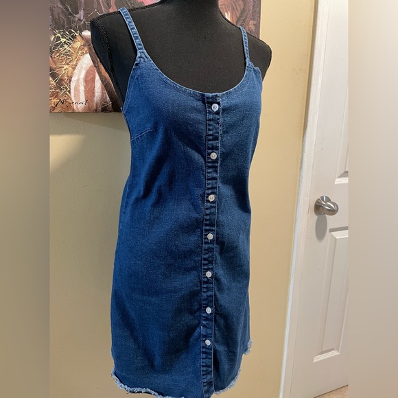 Blue Denim Dress - Picture 4 of 6
